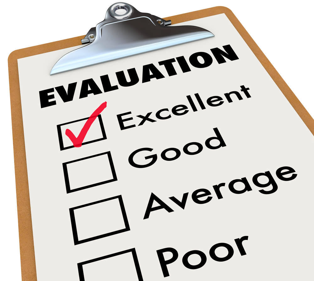 An evaluation report card